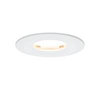 Paulmann 93881 Kit encastrés Premium Coin Slim, dimmable, rond, fixe, IP65, LED 1x6,8W, 230V, 51 mm, Blanc/Alu