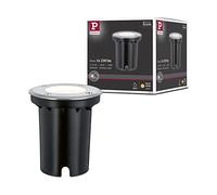 Paulmann 93992 Kit encastrés Spécial sol, rond, IP67 GU10, 3,5W, 230V, 140x140 mm Acier inoxydable/Métal
