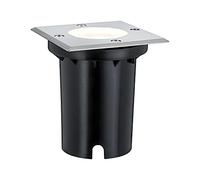 Paulmann 93993 Kit encastrés Spécial sol, carré, IP67 GU10, 3,5W, 230V, 108x108 mm Acier inoxydable/Métal