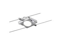 Paulmann 94089 Système de câbles CC Spot MacLED 1x4W, Chrome mat, 12V CC, Plastique