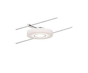 Paulmann 94090 Système de câbles CC Spot DiscLED I 1x4W, Chrome/satiné, 12V CC, Plastique