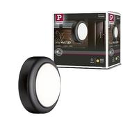 Paulmann 94119 Applique murale extérieur, 230V, IP44 8W, 3000K, Plastique, Gris