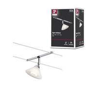 Paulmann Système de câbles Colmar 94138 Spot individuel 10W max Chrome/Satin sans ampoule