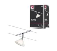 Paulmann Système de câbles Colmar 94138 Spot individuel 10W max Chrome/Satin sans ampoule