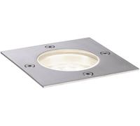 Paulmann Luminaire extérieur 94227 Plug&Shine LED encastré sol carré 3,6W IP65 gradable 3000K inox