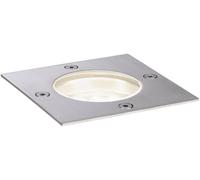 Paulmann 94227 Plug & Shine luminaire d'extérieur LED Encastré sol carré incl. 1x3,6 watts IP65 gradable extérieur Acier inoxydable luminaire de jardin Métal, plastique éclairage de jardin 3000 K