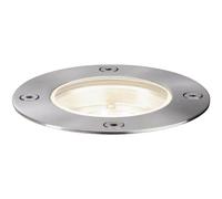 Paulmann 94228 Plug & Shine luminaire d'extérieur LED Encastré sol rond incl. 1x3,6 watts IP65 gradable extérieur Acier inoxydable luminaire de jardin Métal, plastique éclairage de jardin 3000 K