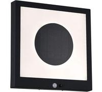 Paulmann 94263 Panneau Solaire à LED Taija Luminaire d'extérieur INCL. 1x1,2 Watts IP44 Protection Anti-Projections d'eau Anthracite Éclairage de Jardin Plastique Blanc Chaud 3000 K, Matière, 1.2 W Bl