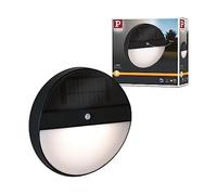 Paulmann 94264 applique LED solaire Outdoor Elois rond incl. 1x1 watts IP44 extérieur Anthracite solaire plastique lampe solaire 3000 K