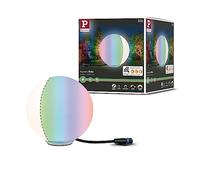 Paulmann 94269 Luminaire d'extérieur LED Plug & Shine ZigBee Globe RGBW Objet lumineux incl. 1x2,8 watts gradable IP67 Blanc Éclairage de jardin plastique Blanc chaud 3000 K