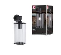 Paulmann 94282 Applique Outdoor classique ronde max. 60 watts Éclairage d'extérieur Gris Éclairage de jardin Verre Mur extérieur E27