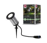 Paulmann 94285 Luminaire d'extérieur LED Plug & Shine spot Classic incl. 1x5,1 watts IP65 Protection contre les immersions Anthracite Éclairage de jardin Métal Blanc chaud 3000 K