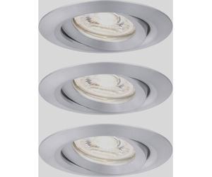 Paulmann 94297 EBL Nova mini Coin Luminaire à LED encastrable jeu de 3 4 W aluminium