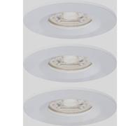 Paulmann Luminaire à LED encastrable Nova mini 94299 EBL 4 W jeu de 3 blanc