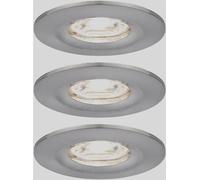 Paulmann 94301 EBL Nova mini Coin Luminaire à LED encastrable jeu de 3 4 W fer
