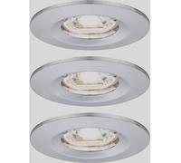 Paulmann 94303 EBL Nova mini Coin Luminaire à LED encastrable jeu de 3 LED 4 W chrome