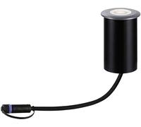 Paulmann 94369 Plug & Shine Spot LED encastrable au sol IP67 3000 K 11 W Gris Intensité variable Système d'éclairage de jardin en aluminium