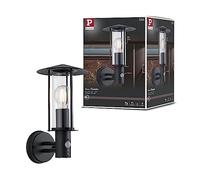 Paulmann Applique d'extérieur Classic 94396 – détecteur de mouvement, IP44, gradable E27, gris foncé