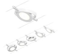 Paulmann 94416 Système complet d'éclairage sur câble LED intégrée LED blanc, chrome