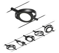 Paulmann 94418 Système complet d'éclairage sur câble LED intégrée LED noir