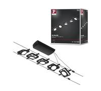 Paulmann Kit câble MacLED 5 spots 450 lm 4,5 W 60 VA 5 m blanc chaud noir mat