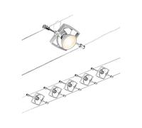 Paulmann Système complet d'éclairage sur câble 94430 GU5,3 Chrome mat