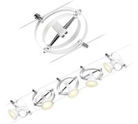 Paulmann 94438 Système complet déclairage sur câble GU5.3 blanc mat, chrome