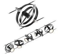 Paulmann 94440 Système complet déclairage sur câble GU5.3 noir (mat), chrome