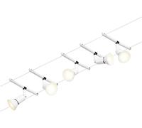 Paulmann 94458 Système complet déclairage sur câble GU5.3 blanc mat, chrome