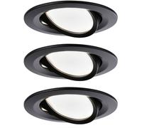Paulmann 94471 Luminaire à LED encastrable jeu de 3 LED 18 W noir (mat)