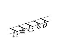 Paulmann 94485 Kit de base LED 5 x 400 lm avec 5 x 4,8 W Blanc chaud Noir mat Plastique chromé Métal 3000 K