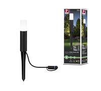 Paulmann 94533 luminaire d'extérieur LED Plug & Shine borne lumineuse Flarea IP65 200 mm blanc chaud 1x3,6 W gradable Noir métal 3000 K