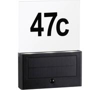 Paulmann 94577 Neda Eclairage solaire pour numéro de maison 1 W blanc chaud anthracite