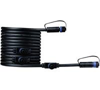 Paulmann Système d'éclairage Plug&Shine 94596 Câble de connexion 5 m 4 sorties IP68 Noir