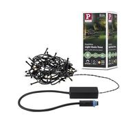 Paulmann 94640 Plug & Shine Guirlande LED Yuna 3000K 7,4m IP44 1,3W Noir