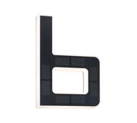 Paulmann 94651 - Numéro de maison B - LED solaire - IP44 - Blanc chaud - Batterie remplaçable - Avec 1 lampe solaire de 0,2 W - En plastique - 3000 K