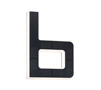 Paulmann 94651 - Numéro de maison B - LED solaire - IP44 - Blanc chaud - Batterie remplaçable - Avec 1 lampe solaire de 0,2 W - En plastique - 3000 K