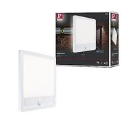 Paulmann 94663 luminaire d'extérieur LED Panel Lamina détecteur de mouvement IP44 carré incl. 1x14,5W blanc chaud Blanc panneau ext. plastique 3000K