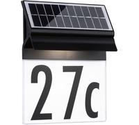 Paulmann 94694 Solar Housenumber Eclairage solaire pour numéro de maison CEE: G (A - G) blanc chaud noir