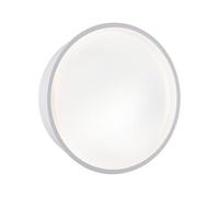 Applique d'extérieur LED Platomo résistant à l'eau de mer IP44 rond 180mm 3000K 14,5W 1200lm 230V Blanc Matière plastique Blanc G