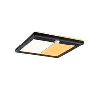 Panneau d'extérieur LED Lamina Backlight Détecteur de mouvement crépusculaire (IR) favorable aux insectes IP44 carré 250x47mm Tunable Warm 14W 920lm 230V Noir Matière plastique Noir G