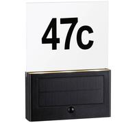 Paulmann Applique solaire Neda LED – détecteur de mouvement, IP44, 2200K, 18 lm, Anthracite
