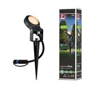 Paulmann 94728 luminaire d'extérieur LED Plug & Shine Proj. jardin Sting spot indiv. respect insectes IP67 2200K 6,3W Anthracite rond gradable Alu