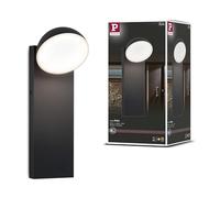 Paulmann 94738 luminaire d'extérieur LED Applique Puka Résistant à l'eau de mer IP44 rond 110x125 mm 3000K 8,5W 460lm 230V Anthracite alu Blanc chaud