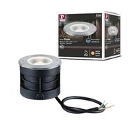 Paulmann 94748 luminaire d'extérieur LED encastré de sol Vanea Résistant à l'eau de mer IP67 rond 100mm 3000K 3,5W 160lm 230V Alu Blanc chaud