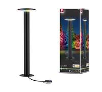 Paulmann 94750 Plug & Shine Borne lumineuse LED Plate IP44 5W 200lm gradable 600 mm Anthracite métal/plastique RGBW+ 3000-6500K résistant eau de mer