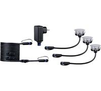 Paulmann 94752 Système déclairage Plug&Shine; luminaires extérieur montés en saillie LED (kit de base) LED 6 W blanc chaud acier inoxydable