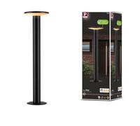 Paulmann 94755 luminaire d'extérieur LED borne lum. Smart Home Zigbee Plate respect. insectes IP44 600mm Tunable Warm 280lm 230V gradable Anthr. Métal