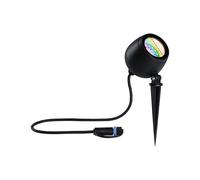 Paulmann 94769 Plug & Shine Projecteur de jardin LED Kikolo Smart Home Zigbee IP65 6,2W 400lm gradable 261mm Anthr. plast./Alu 3000-6500K RGBW+