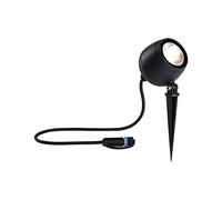 Paulmann 94774 Plug & Shine Projecteur de jardin LED Kikolo IP65 7,2W 460lm gradable 261mm Anthracite plastique/Alu 3000K luminaire d'extérieur